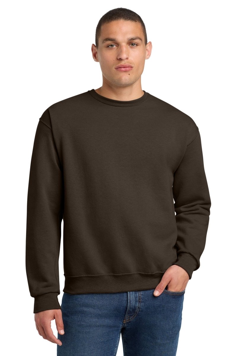 Jerzees ® - NuBlend ® Crewneck Sweatshirt. 562M - Jerzees 562M Chocolate S Crewneck Sweatshirts