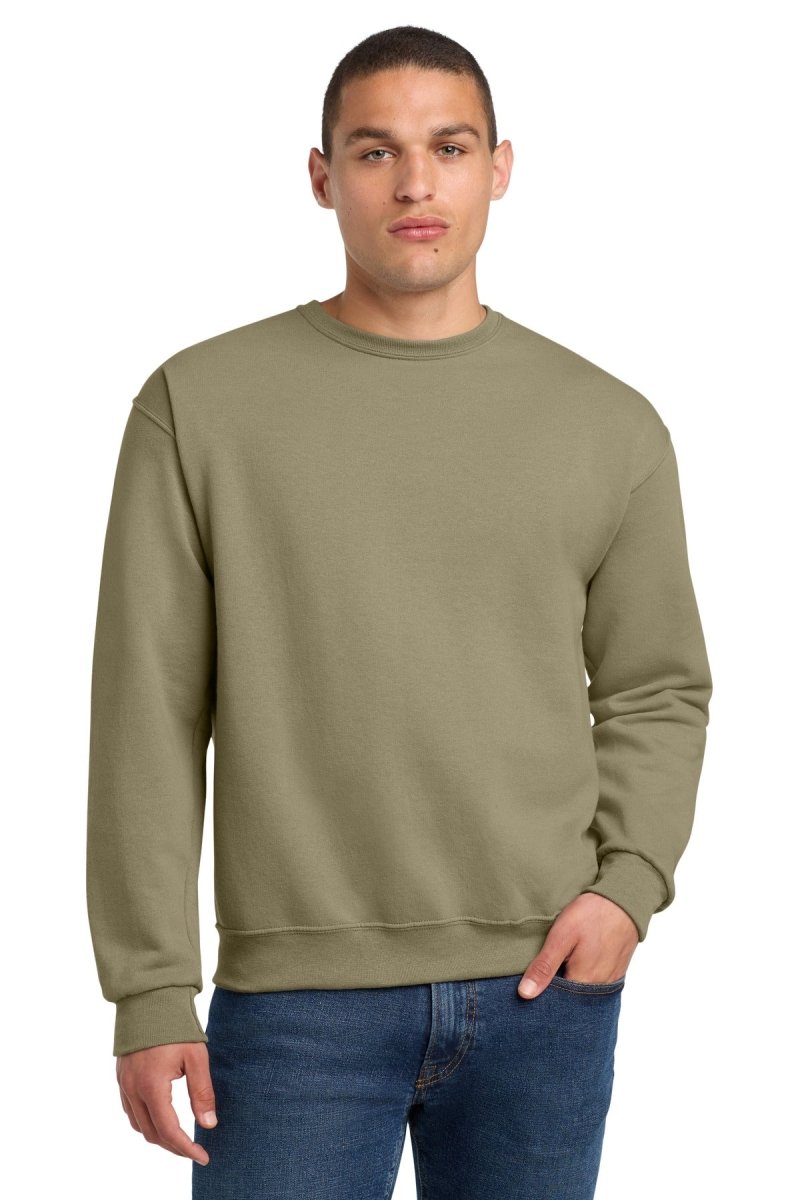Jerzees ® - NuBlend ® Crewneck Sweatshirt. 562M - Jerzees 562M Khaki S Crewneck Sweatshirts