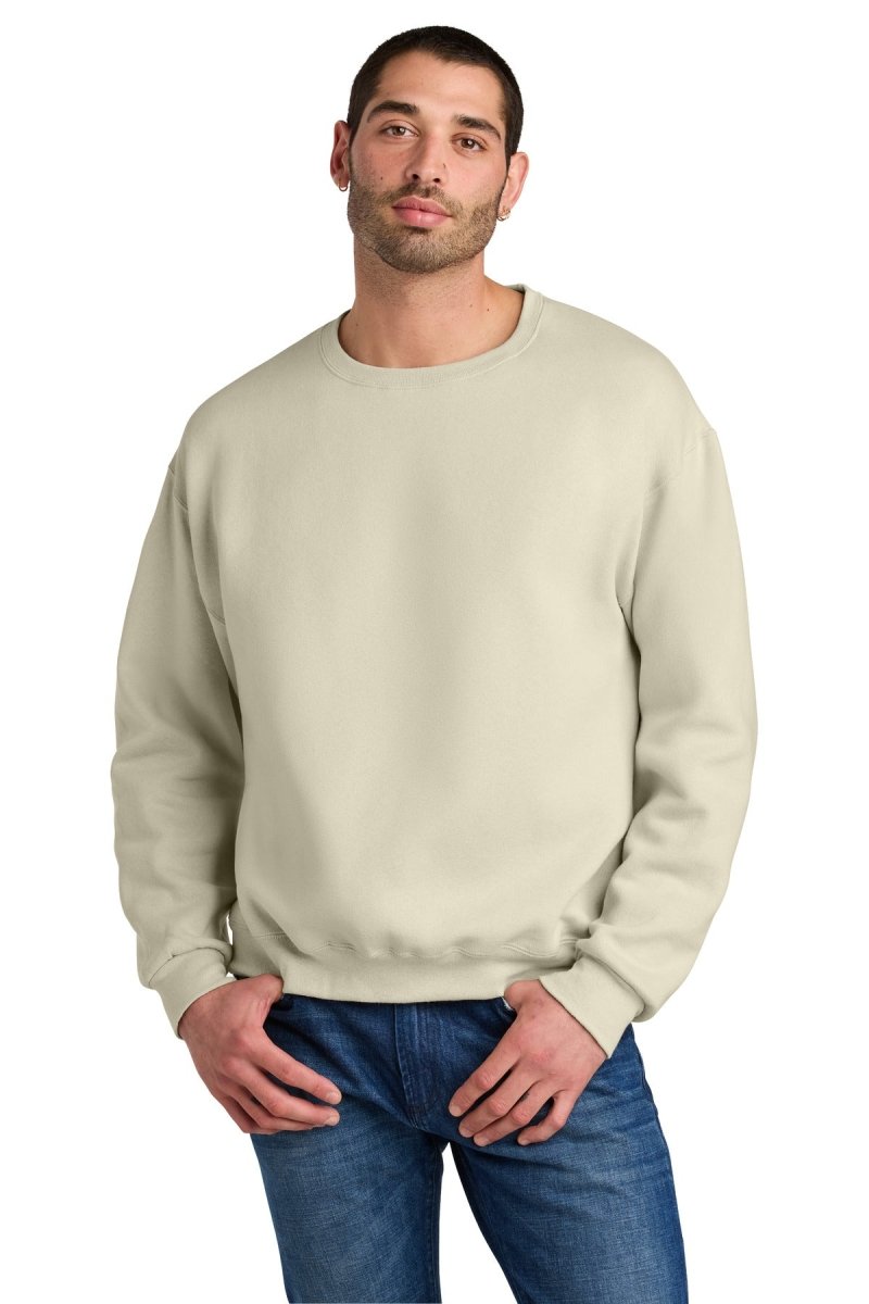 Jerzees Rugged ™ Unisex Crewneck Sweatshirt C12M - Jerzees C12M Putty S Sweatshirts/Fleece