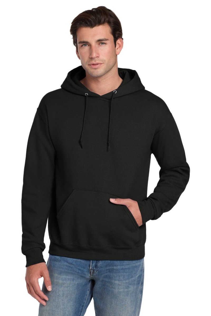 Jerzees ® Super Sweats ® NuBlend ® - Pullover Hooded Sweatshirt. 4997M - Jerzees 4997M Black S Sweatshirts/Fleece