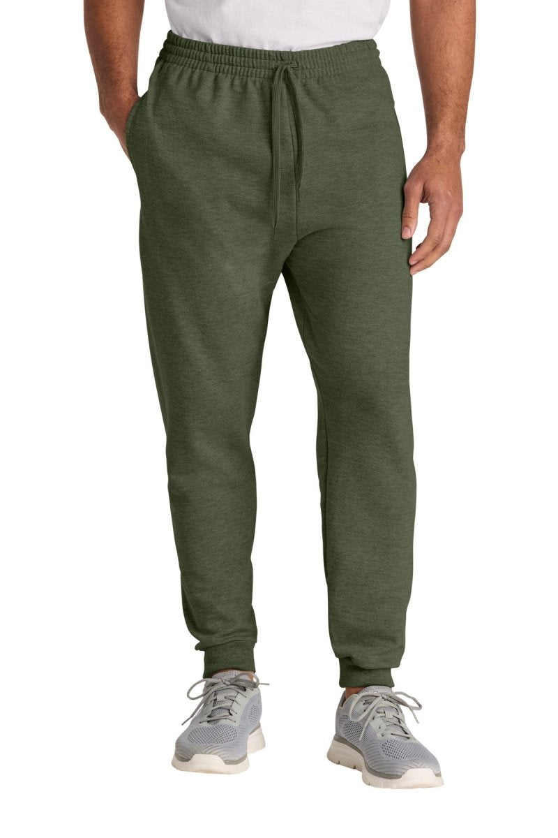 Jerzees Ultimate ™ Unisex CVC Ring Spun Pocket Jogger IC50M - Jerzees IC50M Military Green Heather S Bottoms