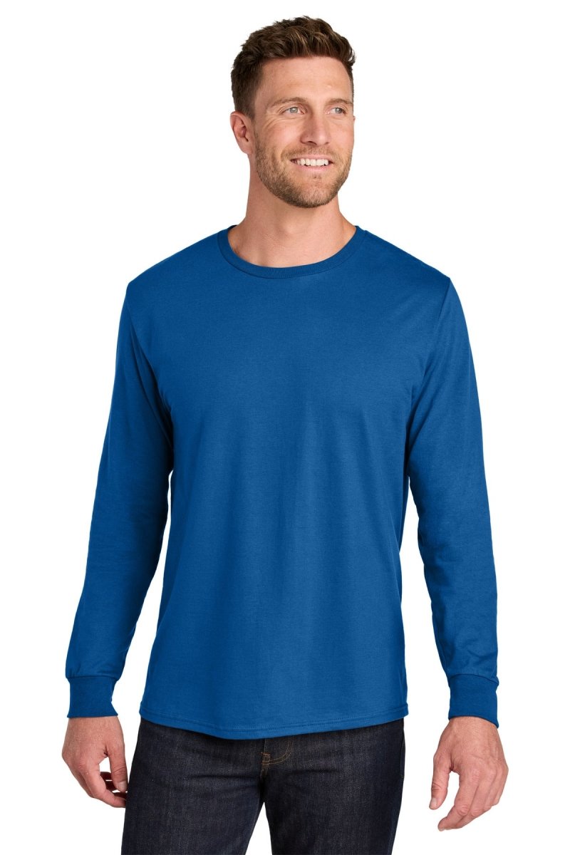 Jerzees Ultimate ™ Unisex Ring Spun Long Sleeve T-Shirt IC46L - Jerzees IC46L Royal S T-Shirts