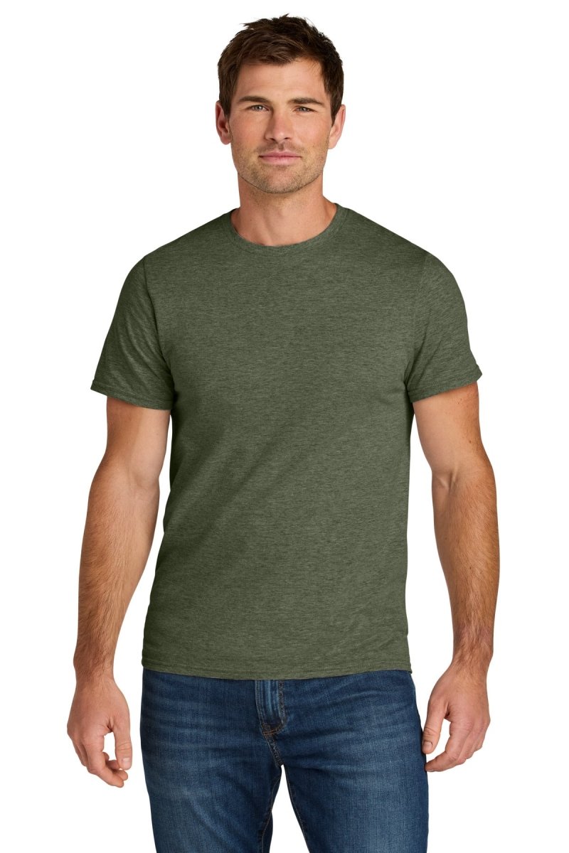 Jerzees Ultimate ™ Unisex Ring Spun T-Shirt IC46M - Jerzees IC46M Military Green Heather S T-Shirts