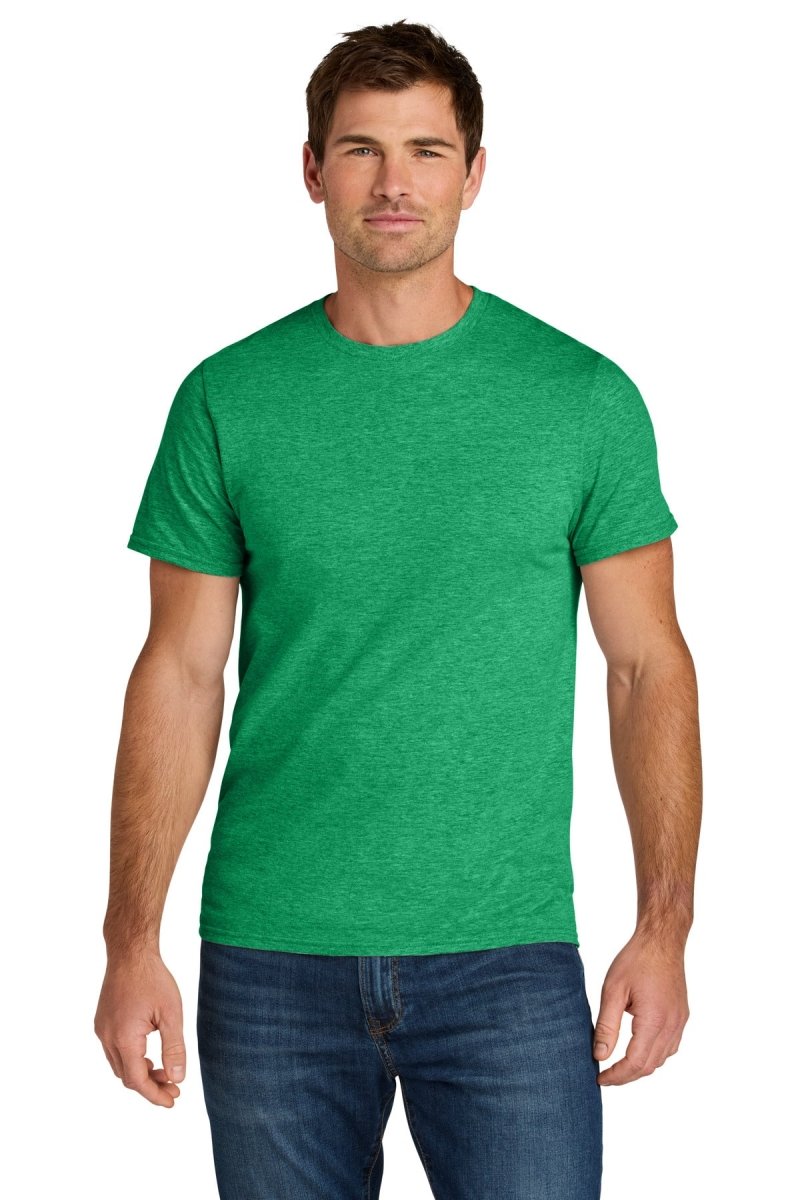Jerzees Ultimate ™ Unisex Ring Spun T-Shirt IC46M - Jerzees IC46M Retro Heather Green S T-Shirts