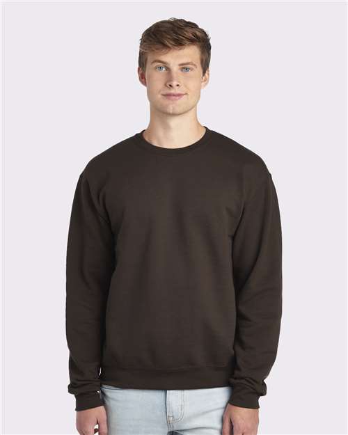 JERZEES Unisex NuBlend® Crewneck Sweatshirt - JERZEES 562MR Chocolate S Crewneck Sweatshirts