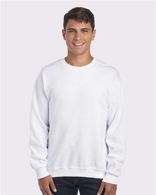 JERZEES Unisex NuBlend® Crewneck Sweatshirt - JERZEES 562MR White S Crewneck Sweatshirts