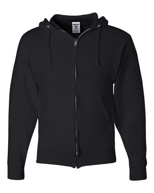 JERZEES Unisex NuBlend® Full - Zip Hooded Sweatshirt - JERZEES 993MR Black S Zip Hoodies