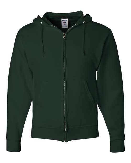 JERZEES Unisex NuBlend® Full - Zip Hooded Sweatshirt - JERZEES 993MR Forest Green M Zip Hoodies