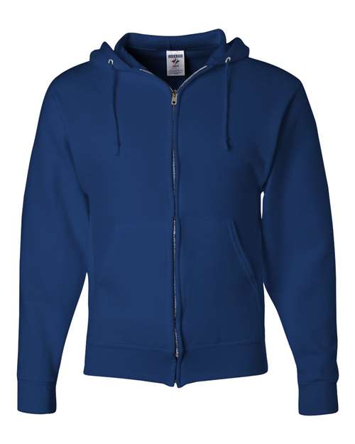 JERZEES Unisex NuBlend® Full - Zip Hooded Sweatshirt - JERZEES 993MR Royal S Zip Hoodies