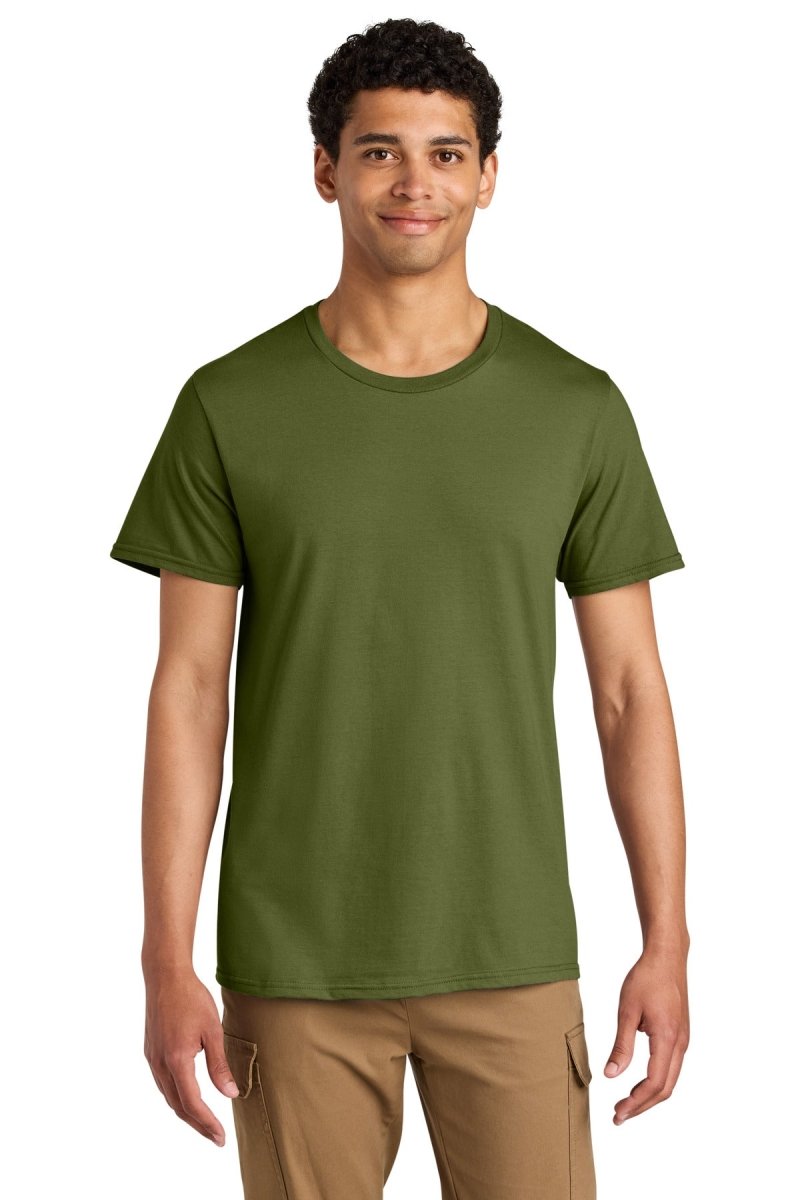 Jerzees ® Unisex Premium Combed Ring Spun Cotton Tee 570M - Jerzees 570M Olive Oil S T-Shirts