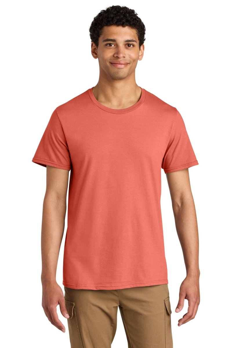Jerzees ® Unisex Premium Combed Ring Spun Cotton Tee 570M - Jerzees 570M Sunset Coral S T-Shirts