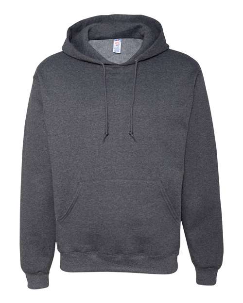 JERZEES Unisex Super Sweats NuBlend® Hooded Sweatshirt - JERZEES 4997MR Black Heather S Sweatshirts