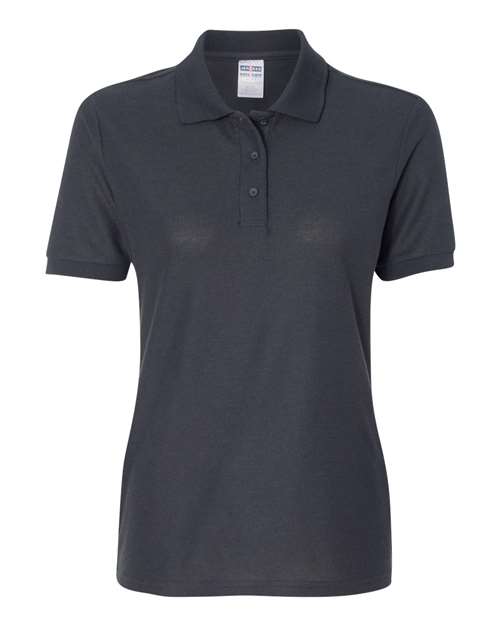 JERZEES Women's Easy Care Piqué Polo - JERZEES 537WR Charcoal Grey S