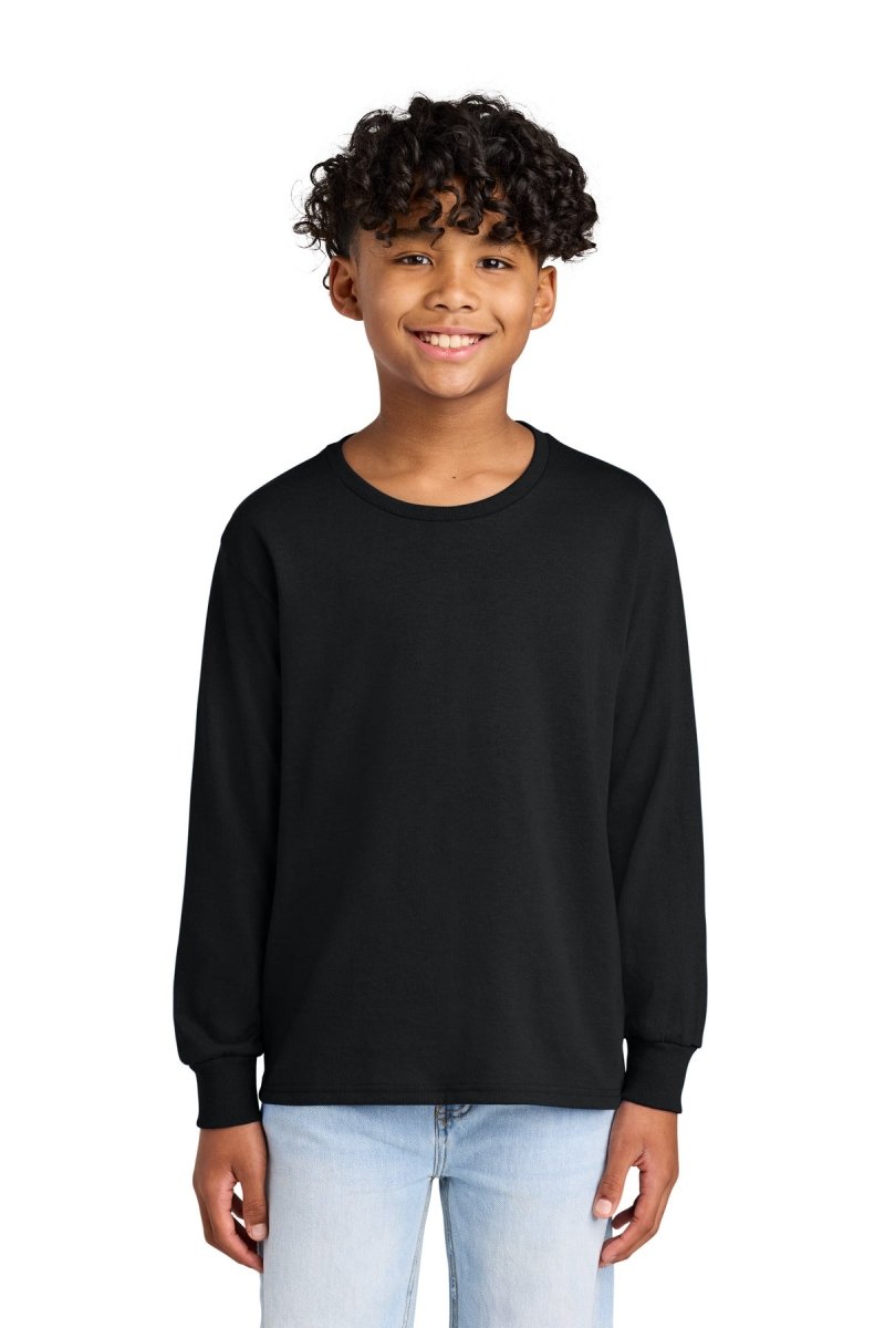 Jerzees ® Youth Dri - Power ® 50/50 Cotton/Poly Long Sleeve 29BL - Jerzees 29BL Black S T-Shirts