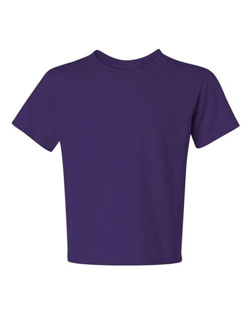 JERZEES Youth Dri - Power® 50/50 T-Shirt - JERZEES 29BR Deep Purple S Short Sleeve T-Shirts