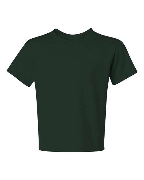 JERZEES Youth Dri - Power® 50/50 T-Shirt - JERZEES 29BR Forest Green S Short Sleeve T-Shirts