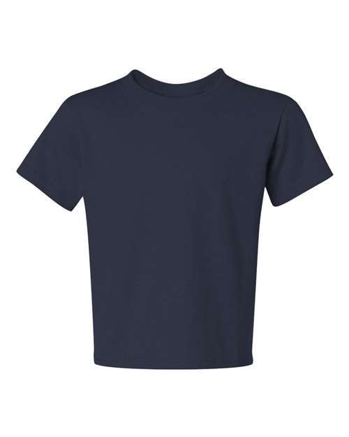JERZEES Youth Dri - Power® 50/50 T-Shirt - JERZEES 29BR J. Navy M Short Sleeve T-Shirts