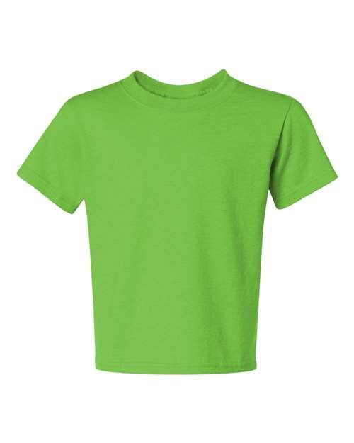 JERZEES Youth Dri - Power® 50/50 T-Shirt - JERZEES 29BR Kiwi S Short Sleeve T-Shirts