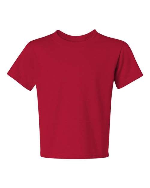 JERZEES Youth Dri - Power® 50/50 T-Shirt - JERZEES 29BR True Red S Short Sleeve T-Shirts