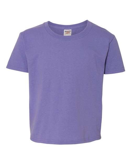 JERZEES Youth Dri - Power® 50/50 T-Shirt - JERZEES 29BR Violet XS Short Sleeve T-Shirts