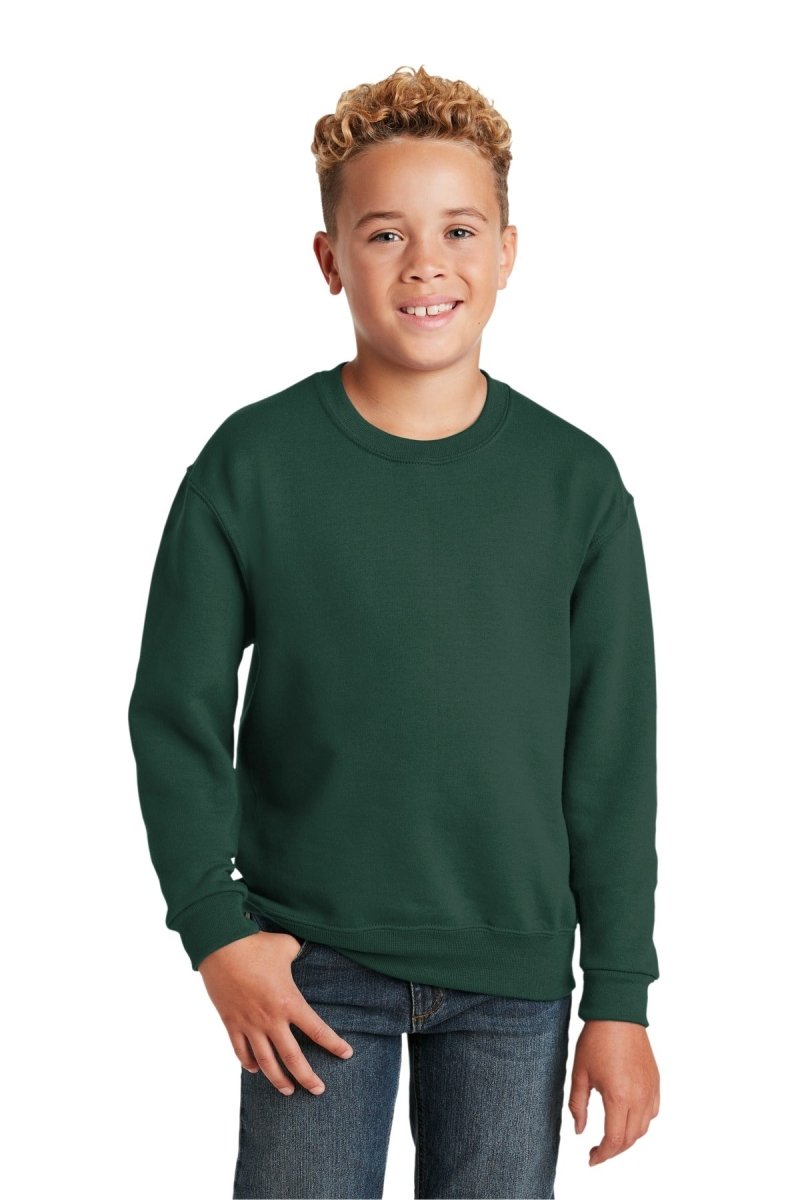 Jerzees ® - Youth NuBlend ® Crewneck Sweatshirt. 562B - Jerzees 562B Forest Green S Sweatshirts/Fleece