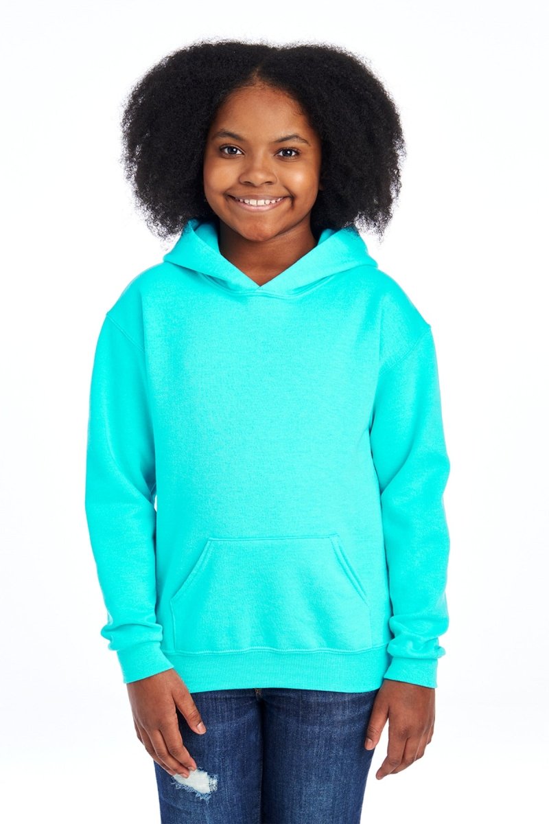 Jerzees ® - Youth NuBlend ® Pullover Hooded Sweatshirt. 996Y - Jerzees 996Y Scuba Blue S Sweatshirts/Fleece