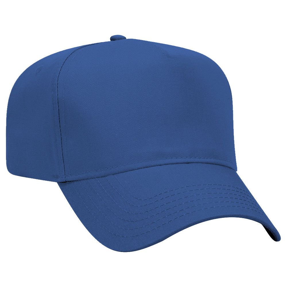 Joe's USA 5 Panel, Mid Profile Baseball Cap | Joe's USA J88069 Royal Caps