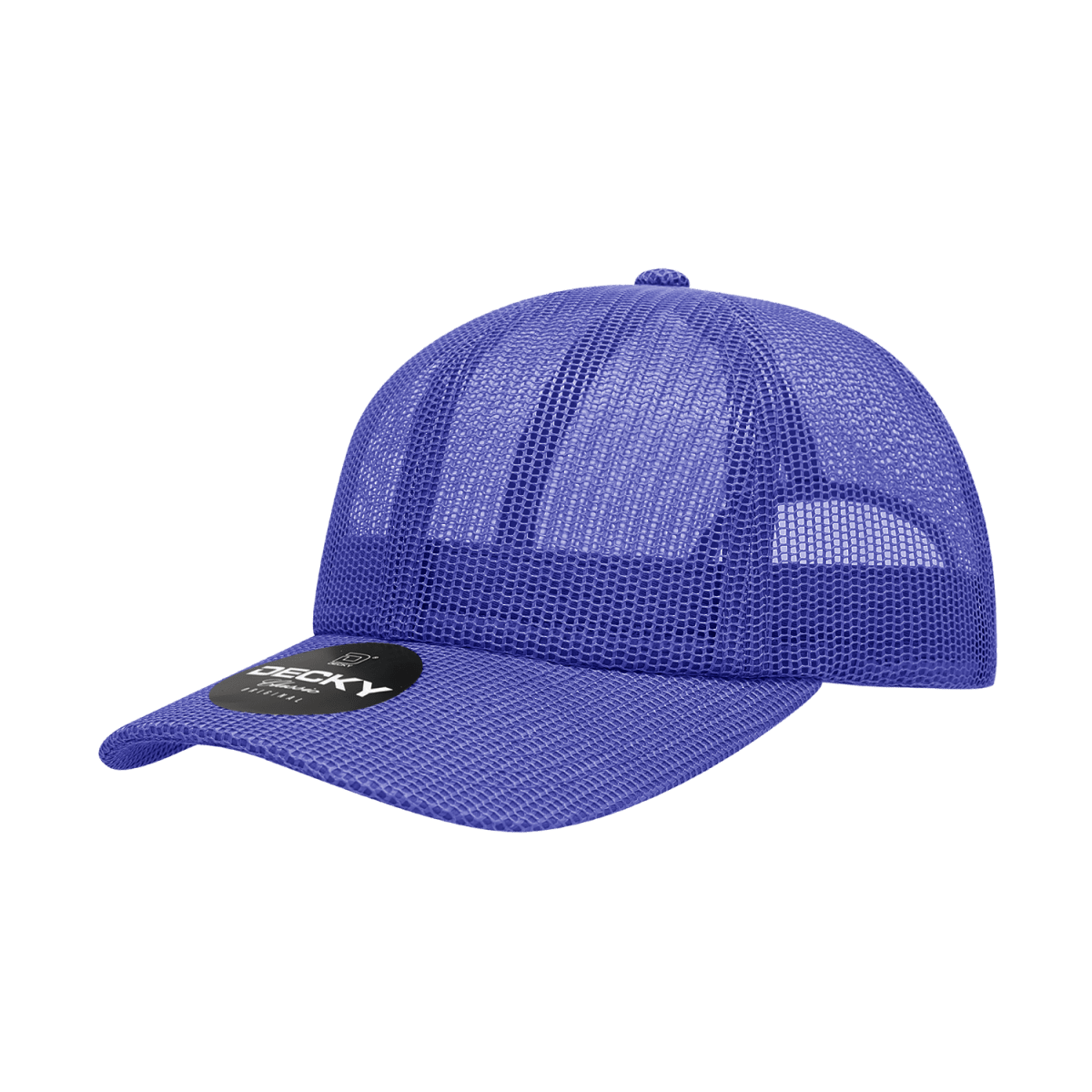 Joe's USA 6 Panel All Mesh Trucker Hat J047 Royal Standard Caps