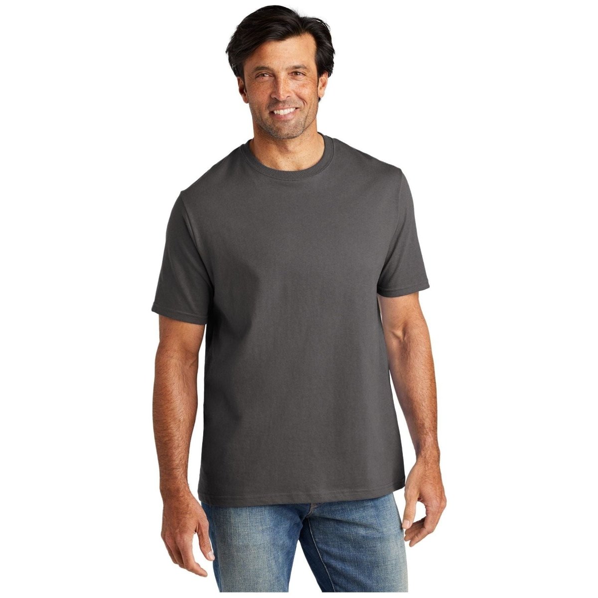 Joe's USA All - American Tee Made In USA Iron Grey Small Short Sleeve T-Shirts
