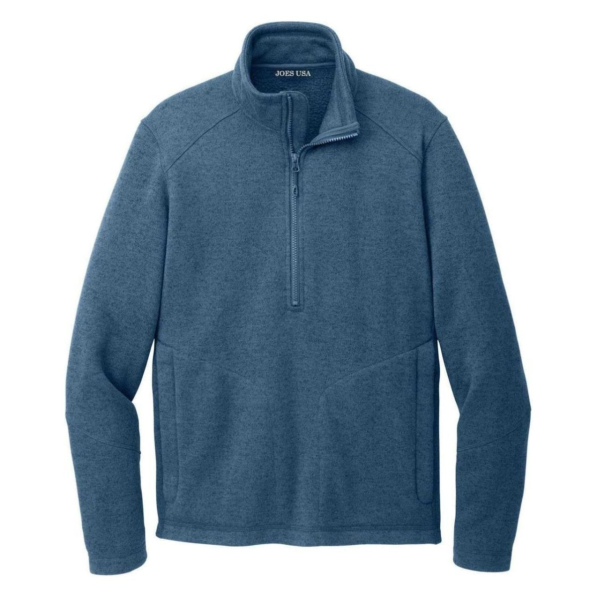 Joe's USA Arc Fleece 1/4 - Zip Sweater Insignia Heather X - Small