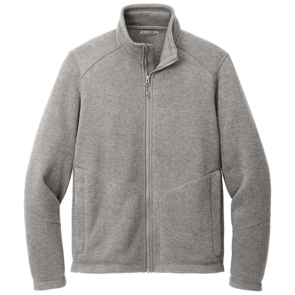 Joe's USA Arc Fleece Full - Zip Sweater Black X - Small