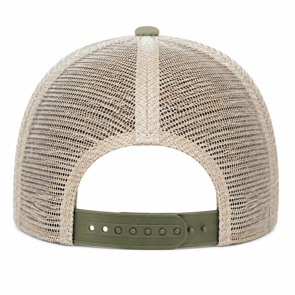 Joe's USA BTA Backroads Trucker Cap Olive/Stone Back