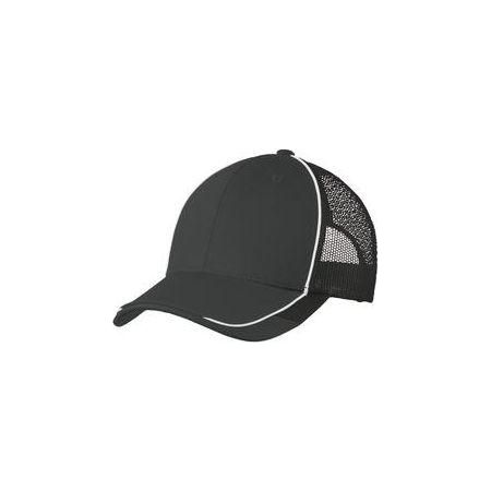 Joe's USA Colorblock Mesh Back Cap Magnet Grey/ White/ Black Hats
