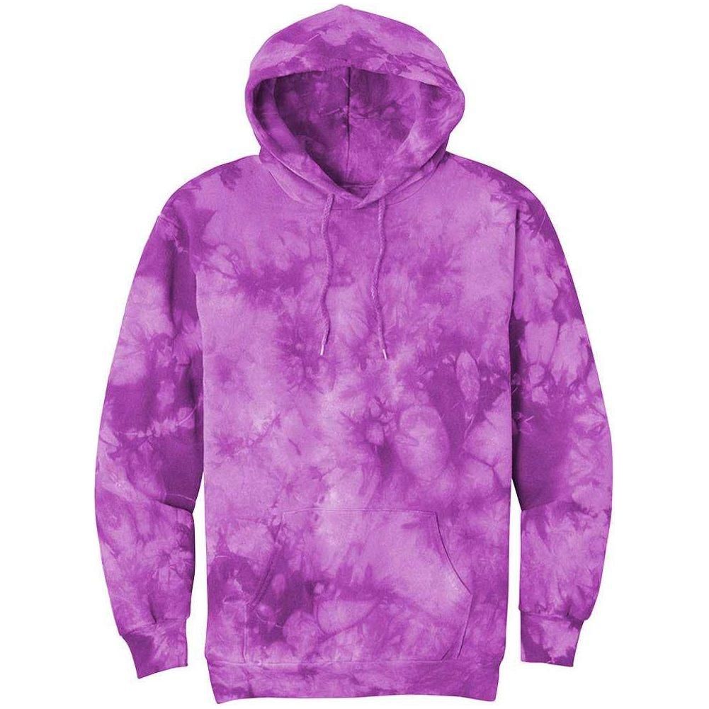 Joe's USA Crystal Tie - Dye Pullover Hoodie Black Small