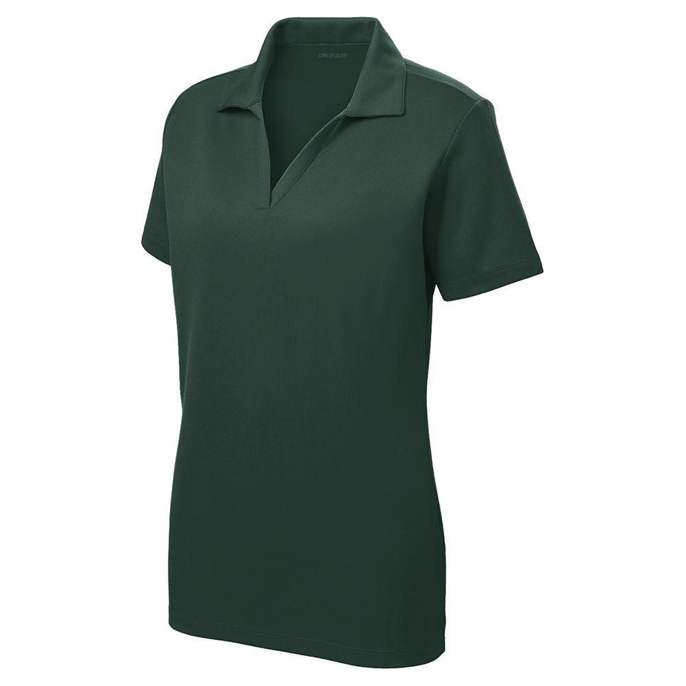 Joe’s USA Dri - Equip Ladies RacerMesh Polo | Women’s PosiCharge Mesh Polo XS–4XL Dark Forerst Green X - Small Polos