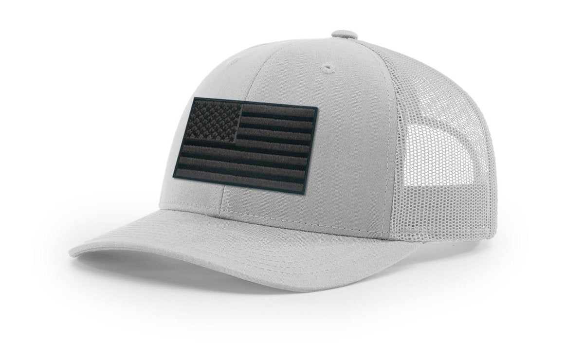 Joe's USA Flag Snapback Trucker Cap Black/Grey USA Flag Kelly Green / White Hats