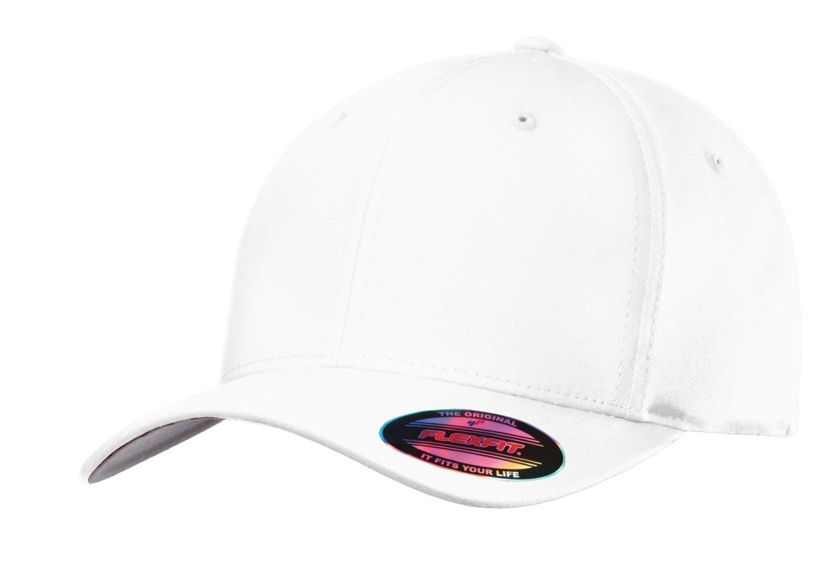 Joe's USA Flexfit ® Cotton Twill Cap White L/XL Hats