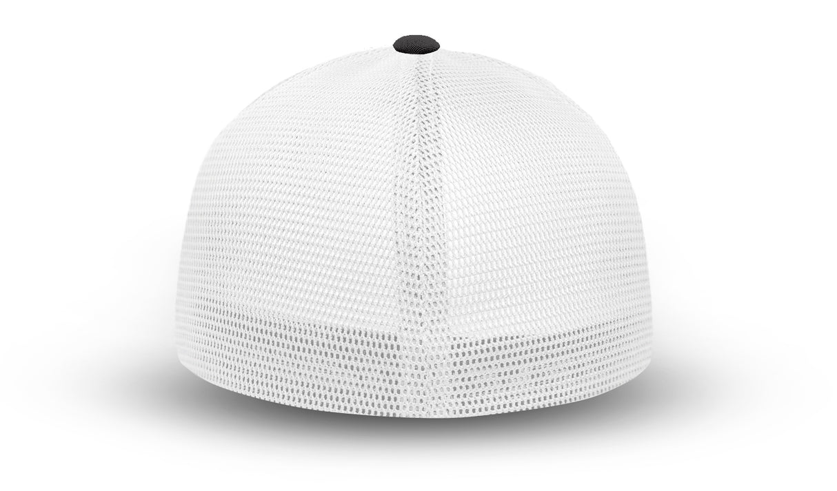 Joe's USA Flexfit Mesh Back Cap JOE812 Black/White back mesh view