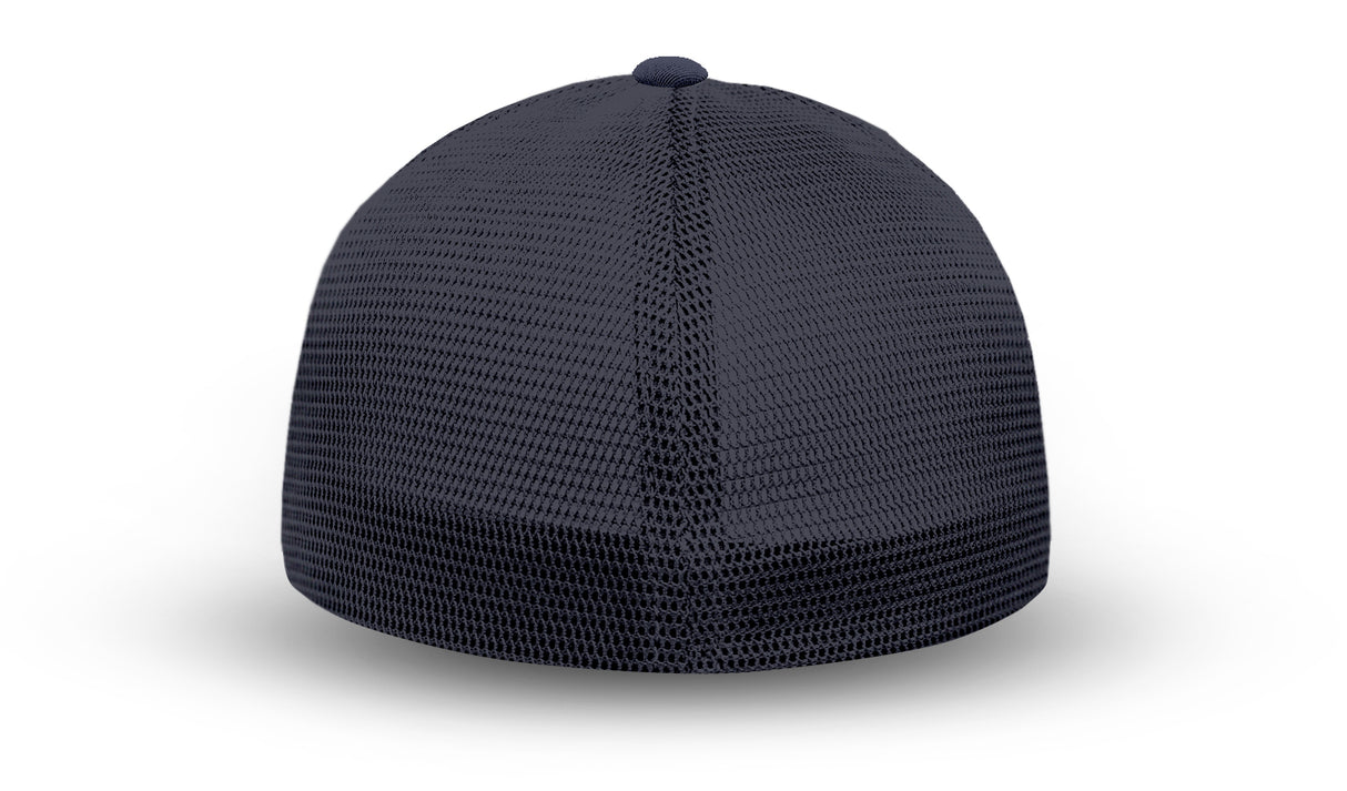 Joe's USA Flexfit Mesh Back Cap JOE812 True Navy/True Navy back mesh view