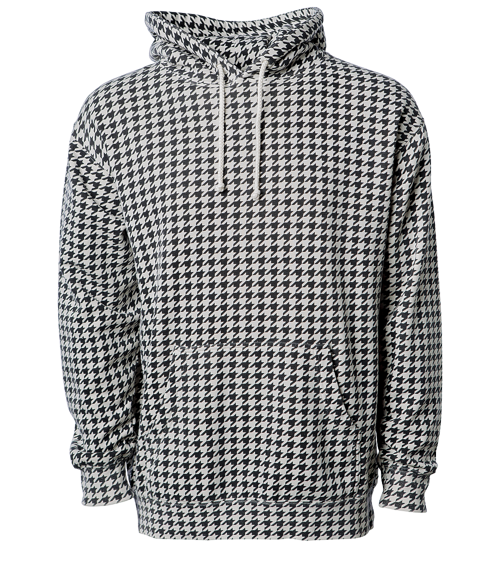 Joe's USA Heavyweight Hooded Sweatshirt Houndstooth XS Hoodies
