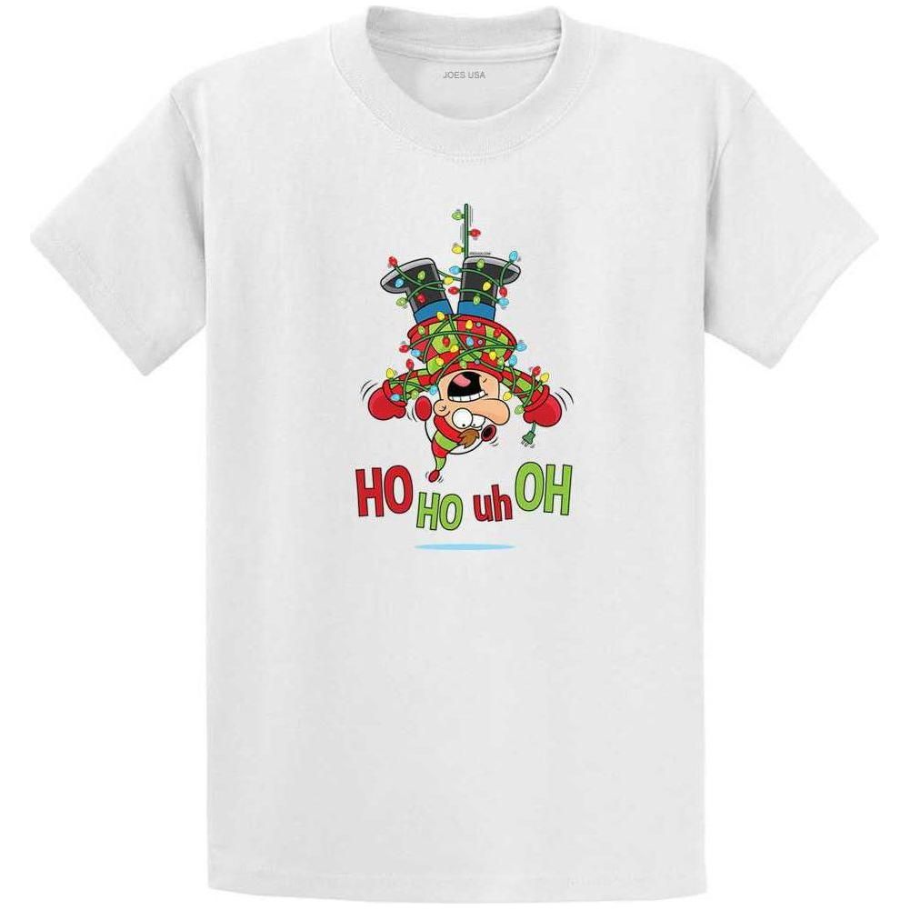Joe's USA HO HO UH OH Graphic Collection Green Crewneck Sweatshirt Small