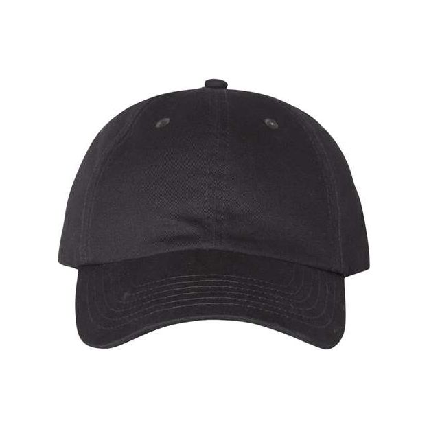 Joe's USA J200 Brushed Twill Dad Hat - Wholesale Cotton Cap Charcoal Adjustable Caps