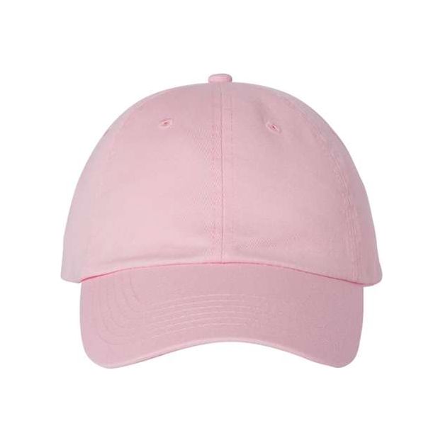 Joe's USA J300 Classic Dad Hat - Wholesale Cotton Cap Light Pink Adjustable Caps