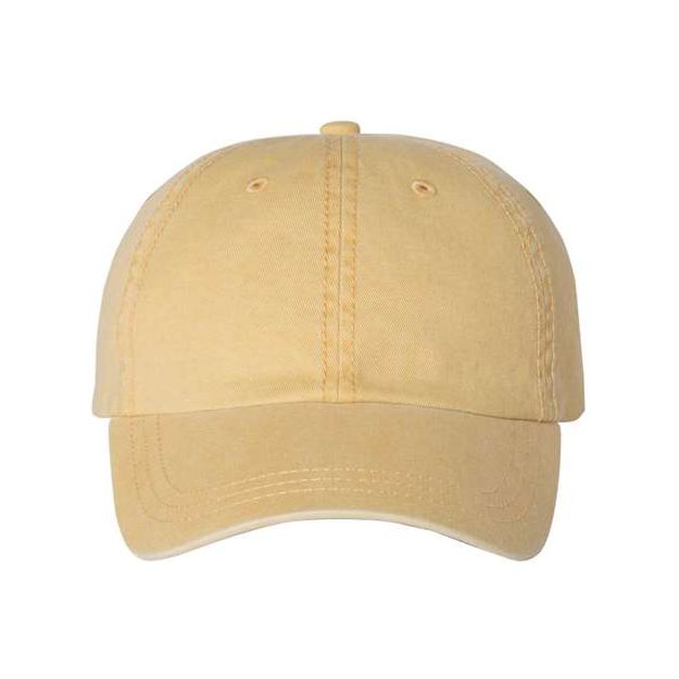 Joe's USA JPD500 Pigment - Dyed Dad Hat - Wholesale Cotton Cap Mustard Adjustable Caps