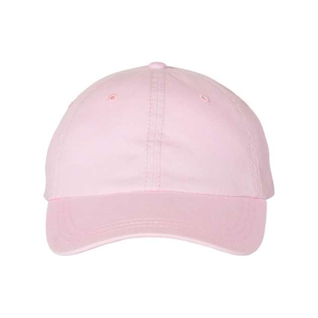 Joe's USA JPD500 Pigment - Dyed Dad Hat - Wholesale Cotton Cap Pink Adjustable Caps