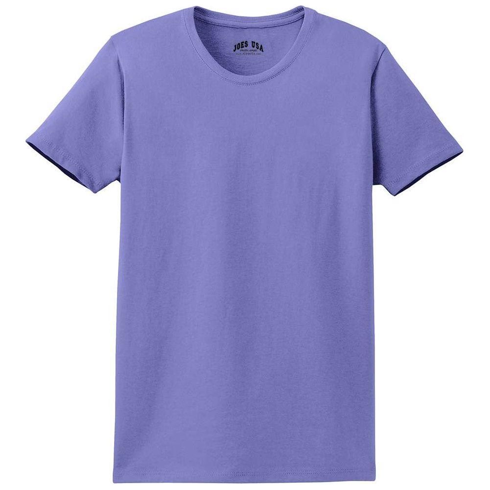 Joe's USA Ladies Essential T-Shirt Sapphire XS Short Sleeve T-Shirts