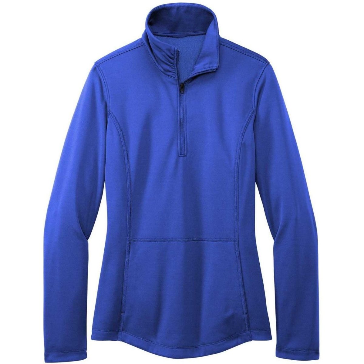 Joe's USA Ladies Smooth Fleece 1/4 - Zip Jacket Royal X - Small Jackets