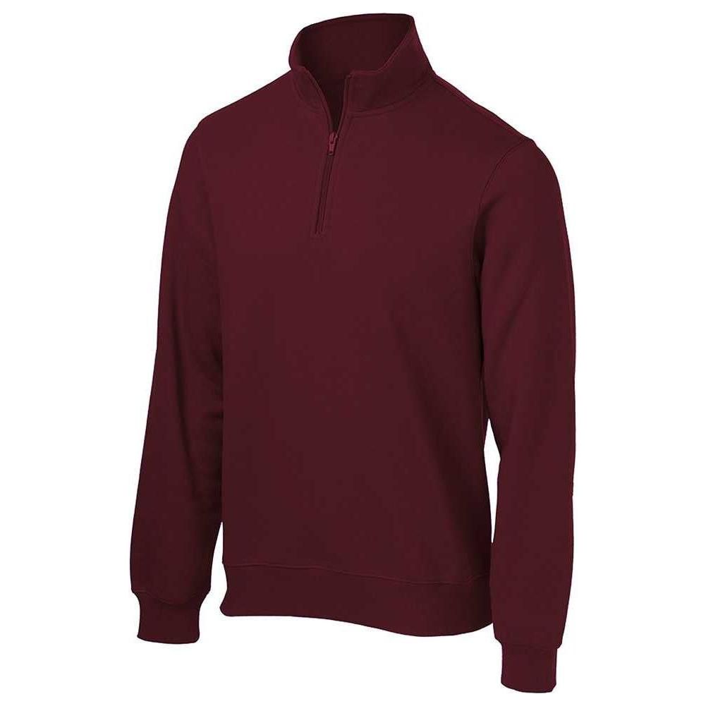 Joe's USA Men's 1/4 - Zip Sweatshirt Maroon XS Quarter - Zip Sweatshirts