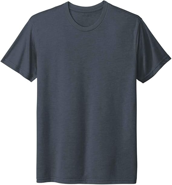 Joe's USA Men's 4.3oz Tri - Blend Tee in Sizes XS - 3XL Indigo X - Small Short Sleeve T-Shirts