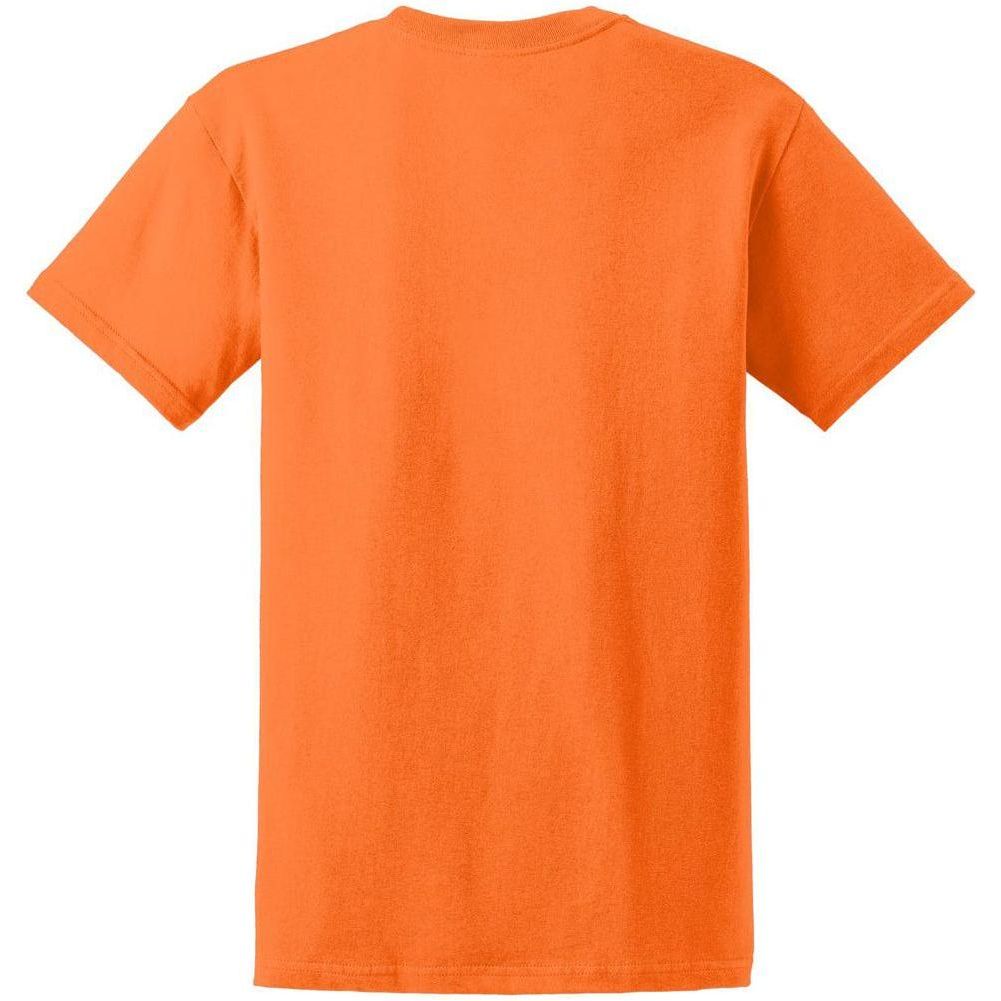 Joe's USA Mens 5.4 - oz 100% Cotton T-Shirt Orange Small Short Sleeve T-Shirts